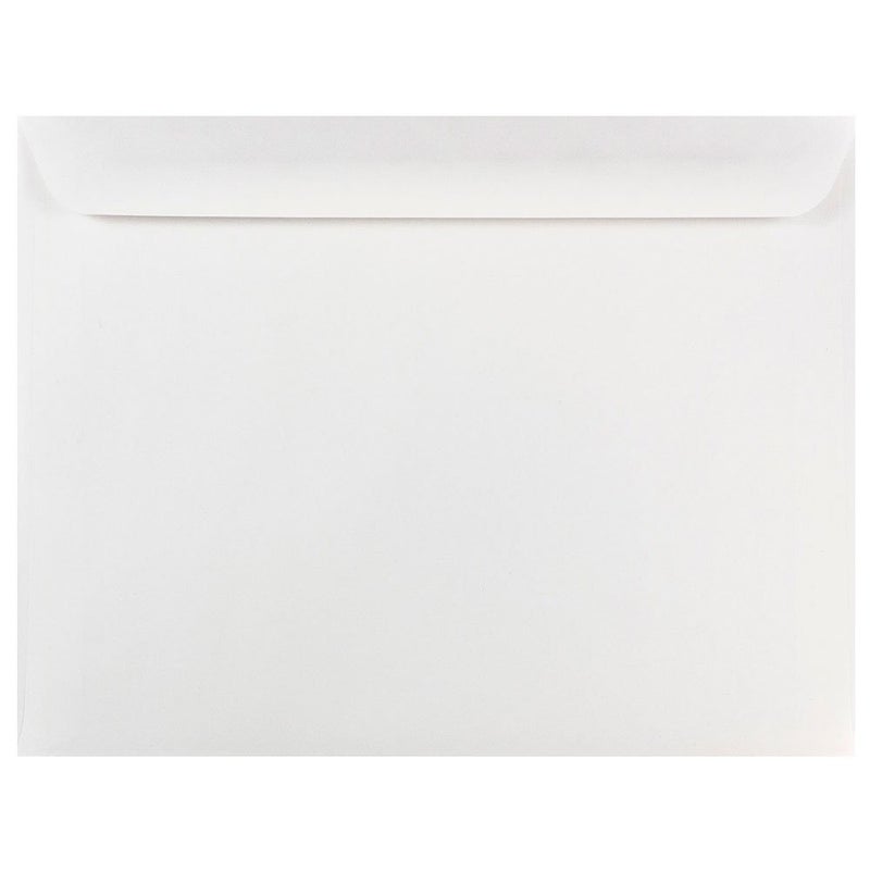 JAM PAPER 10 x 13 Booklet Envelopes - White - 25/Pack - Image 1